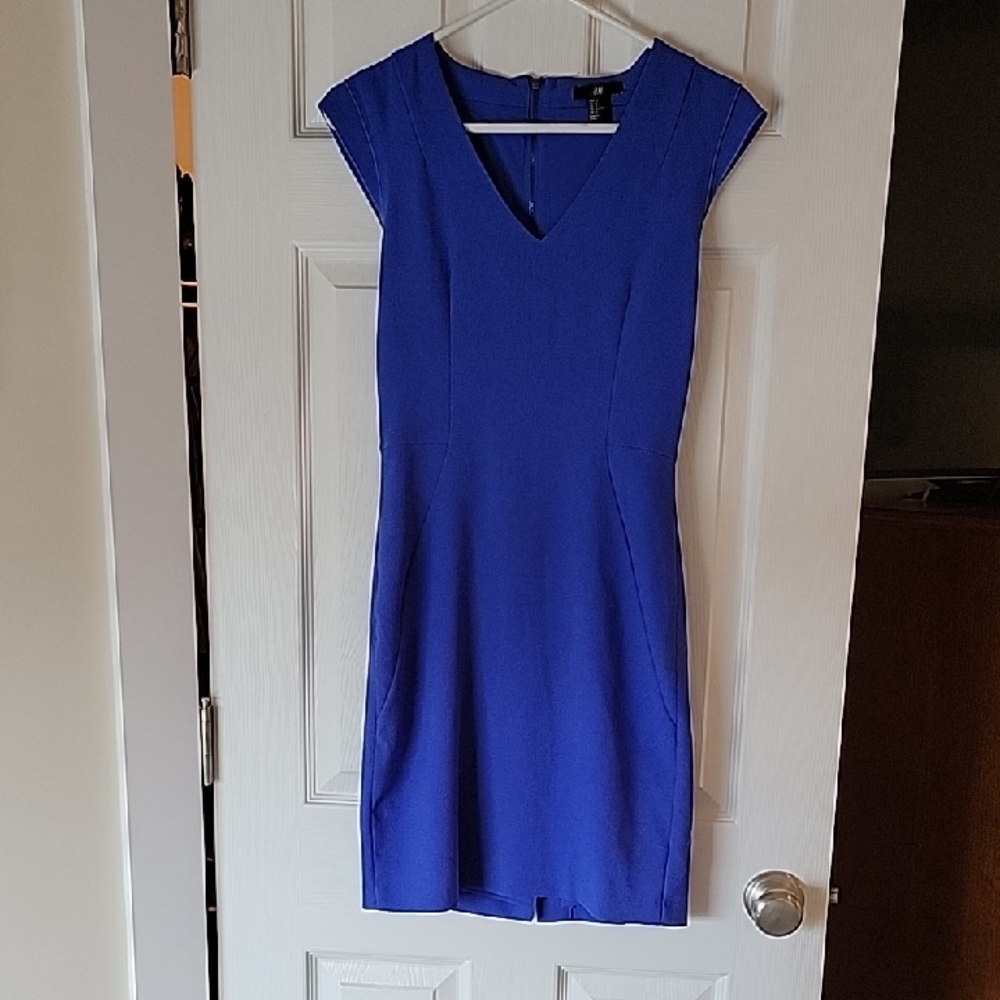 H&M Vibrant Blue Mini Dress